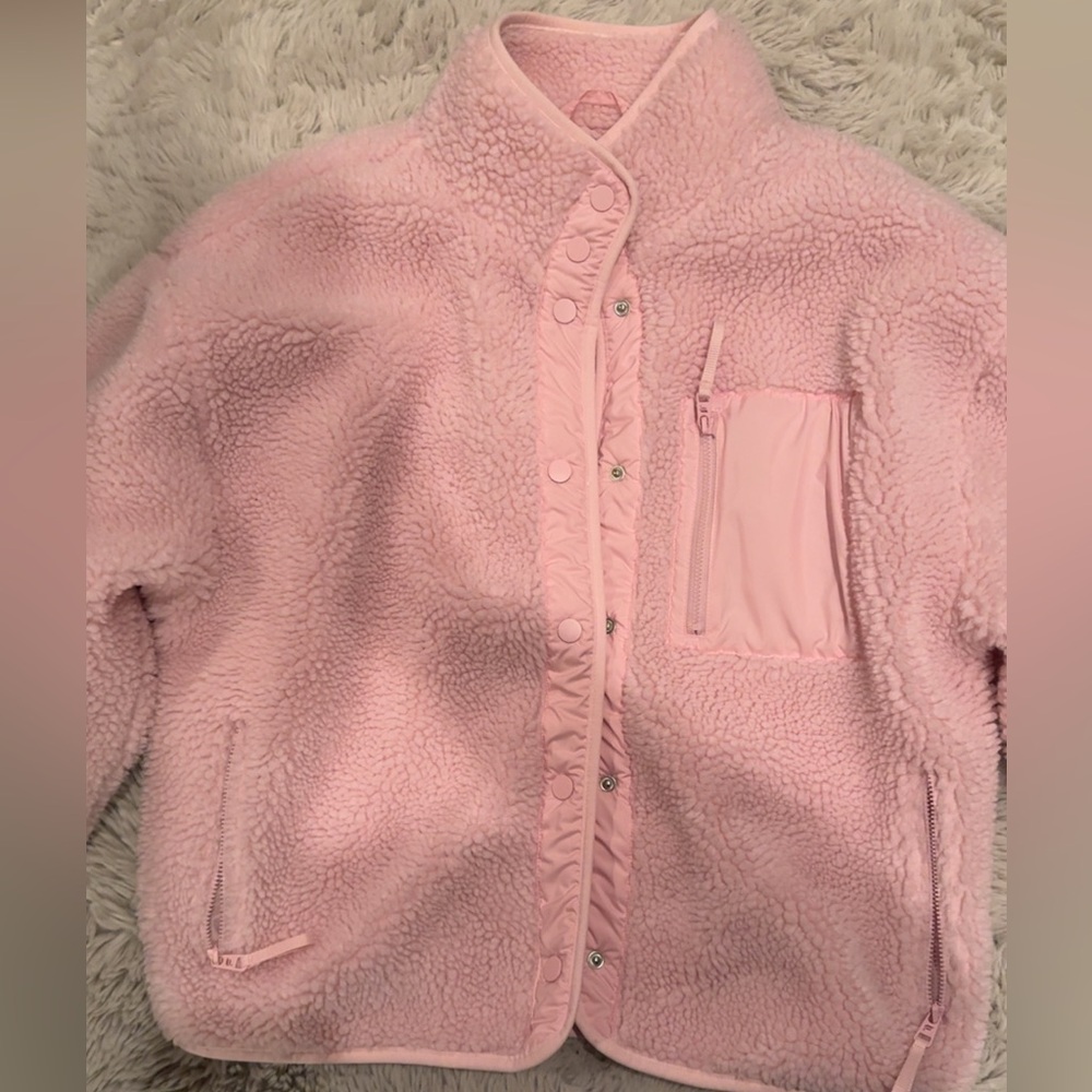 Fabletics Blush Teddy Jacket - Picture 3 of 5